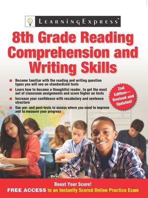 cover image of 8th Grade Reading Comprehension and Writing Skills